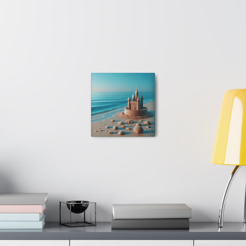 Sandcastle Dreams at Twilight - Canvas Print