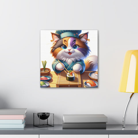 The Sushi Whisperer - Canvas Print