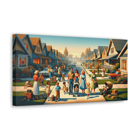 Tomorrow's Suburban Dream Today! - Canvas Print