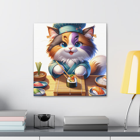 The Sushi Whisperer - Canvas Print