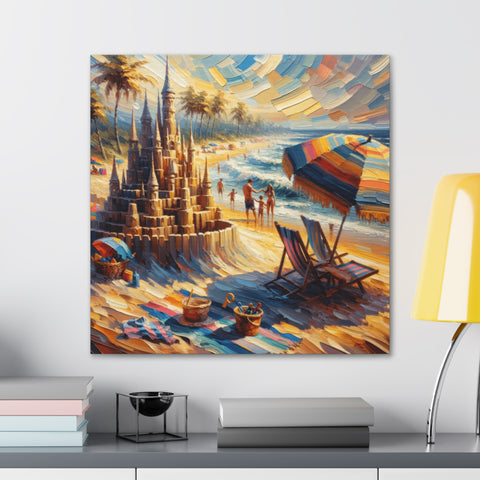 Sunset Kingdoms by the Shore - Canvas Print