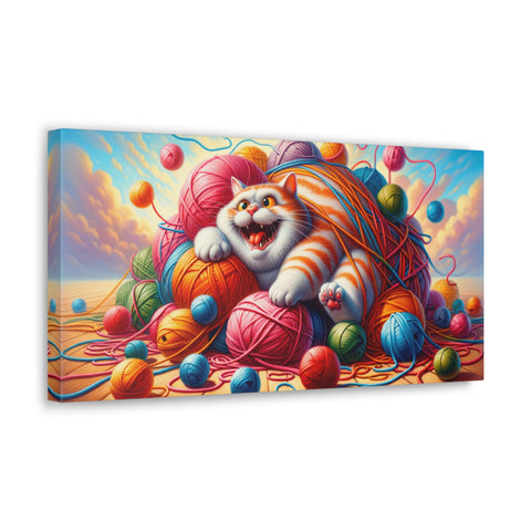 Whiskered Wonderland - Canvas Print