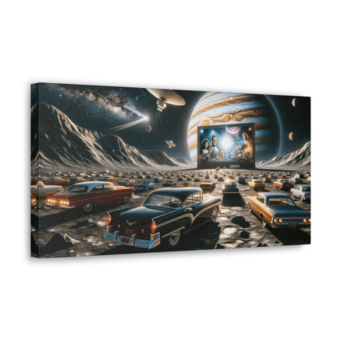 Cosmic Matinee: Jupiter Rising - Canvas Print