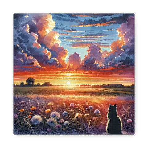 Twilight Whiskers - Canvas Print