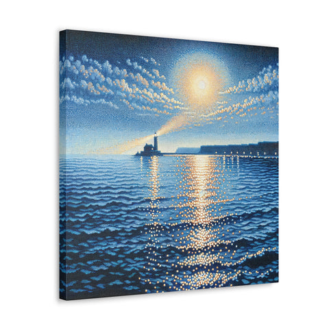 Dazzling Twilight Beacon - Canvas Print