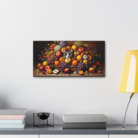 Whiskers Amongst the Harvest - Canvas Print