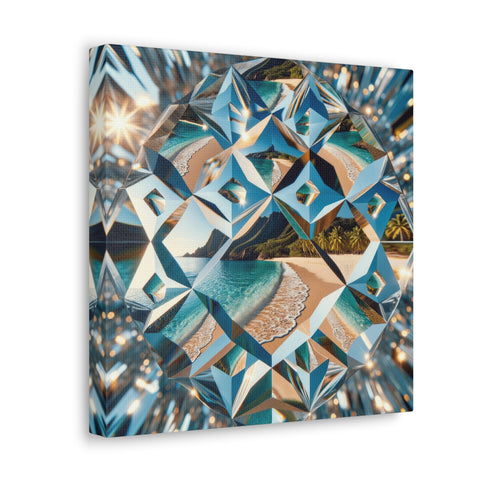 Crystal Cove Kaleidoscope - Canvas Print