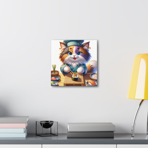 The Sushi Whisperer - Canvas Print