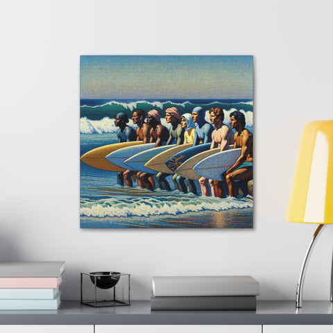 The Vanguard of the Waves - Canvas Print