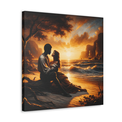 Twilight Embrace of Eternity - Canvas Print