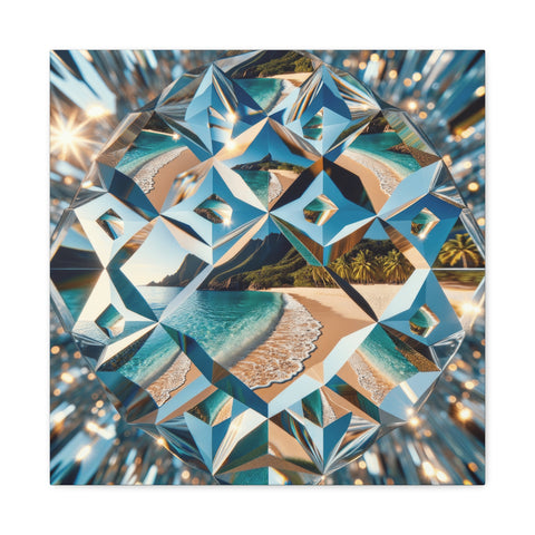 Crystal Cove Kaleidoscope - Canvas Print