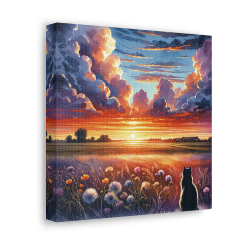 Twilight Whiskers - Canvas Print