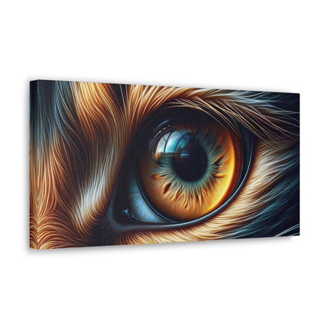 The Ember Gaze - Canvas Print