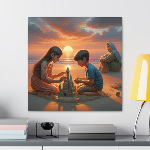 Twilight Towers of Innocence - Canvas Print