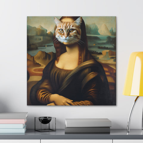 The Feline Enigma - Canvas Print