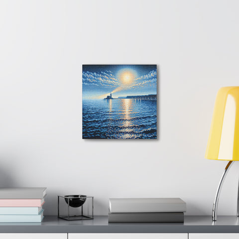 Dazzling Twilight Beacon - Canvas Print