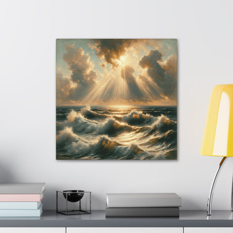 Celestial Symphony at Sea - Canvas Print