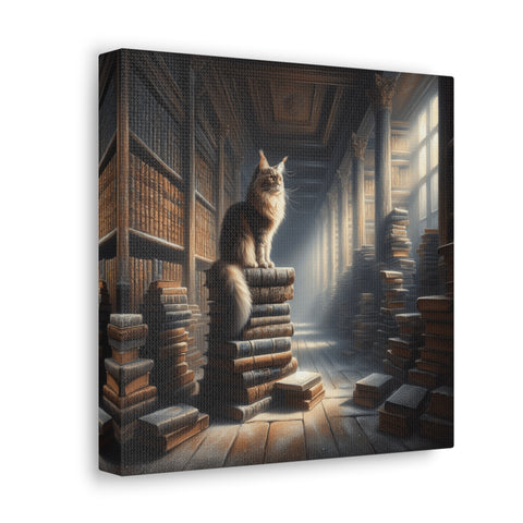 Whiskers of Wisdom - Canvas Print