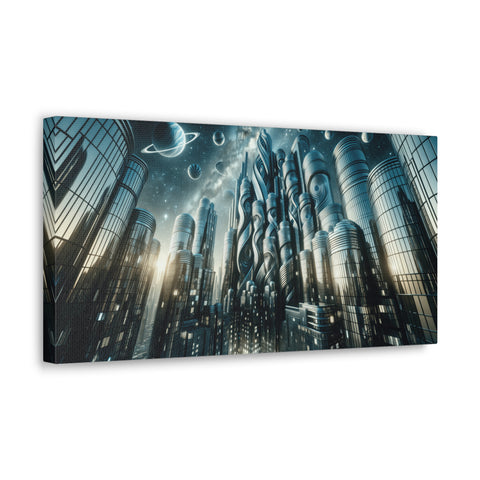 Celestial Metropolis: The Future As Foreseen - Canvas Print