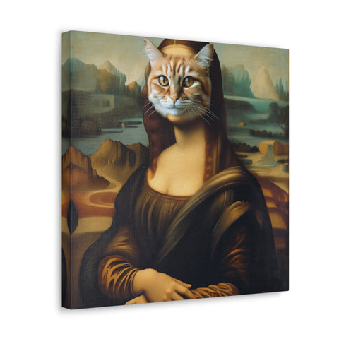 The Feline Enigma - Canvas Print