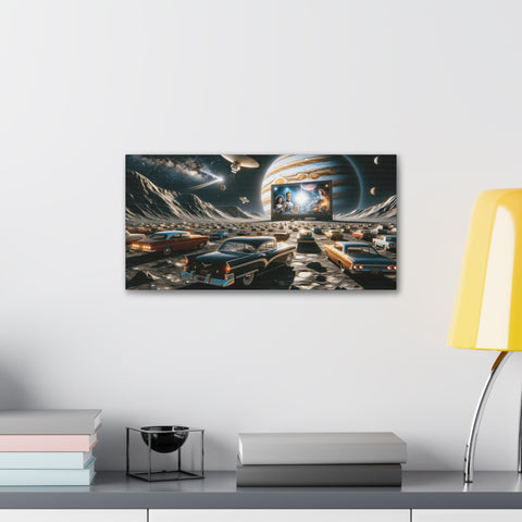 Cosmic Matinee: Jupiter Rising - Canvas Print