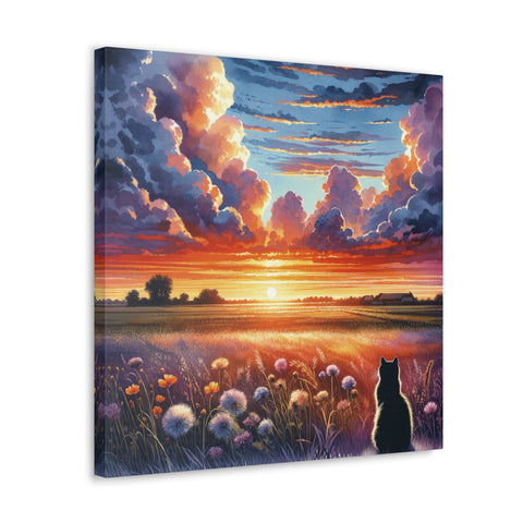 Twilight Whiskers - Canvas Print