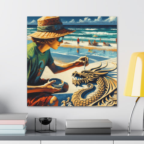 Master of the Sand Dragon - Canvas Print