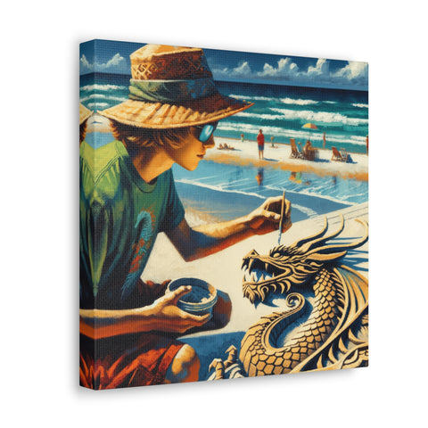 Master of the Sand Dragon - Canvas Print