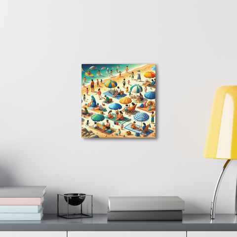 Summer Tapestry by the Sea - Canvas Print