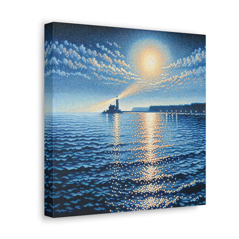 Dazzling Twilight Beacon - Canvas Print