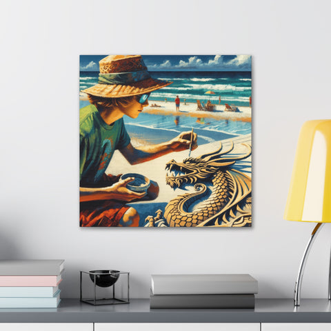 Master of the Sand Dragon - Canvas Print