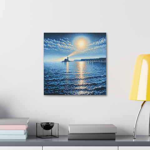 Dazzling Twilight Beacon - Canvas Print