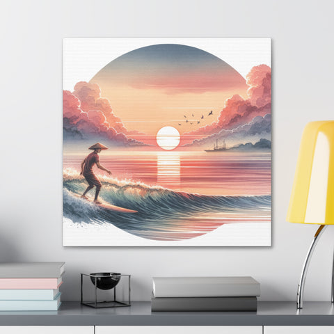 Serenity on the Swells - Canvas Print