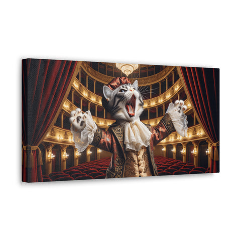 The Feline Virtuoso - Canvas Print