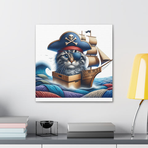 Furry Buccaneers Dream - Canvas Print