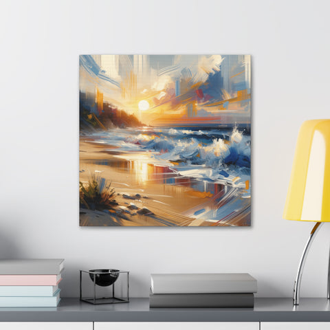 Symphony of Tide and Light - Canvas Print