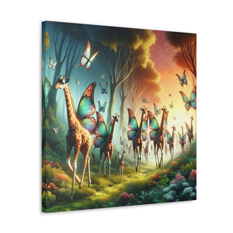 Whispers of the Butterfly Grove - Canvas Print