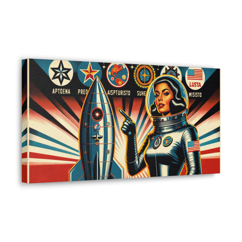 Galactic Dame of Tomorrow - Canvas Print