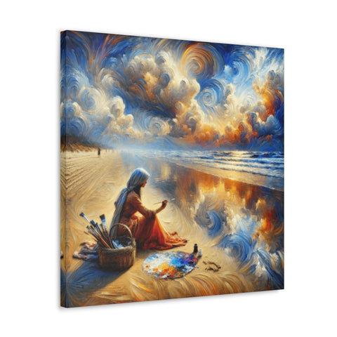 Whispers of the Celestial Tapestry - Canvas Print