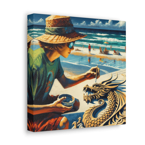 Master of the Sand Dragon - Canvas Print
