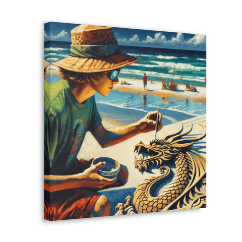 Master of the Sand Dragon - Canvas Print