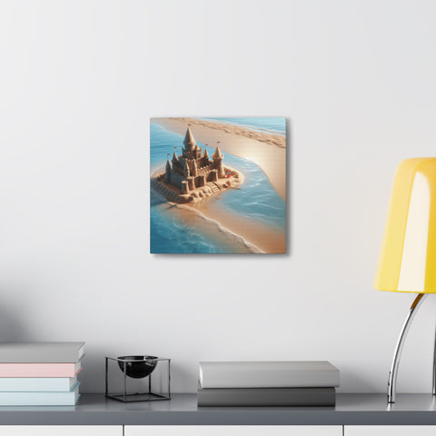 Majestic Sandscape Fortress - Canvas Print