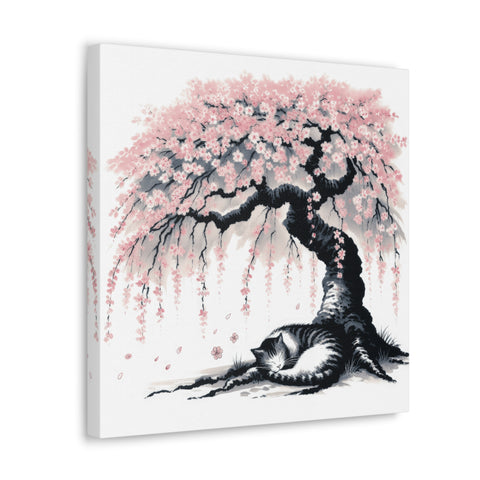 Serenity in Sakura Dreams - Canvas Print