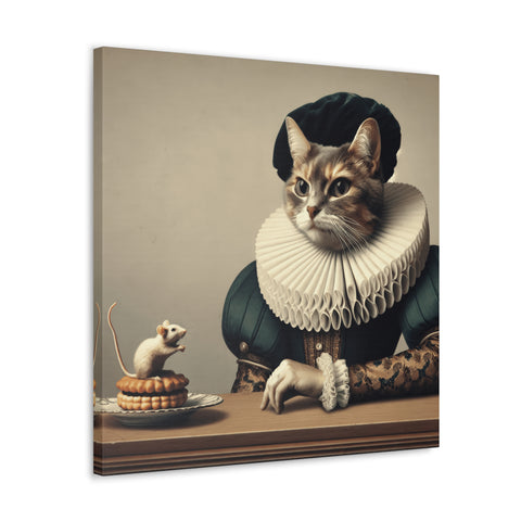 Whiskers and Waffles: A Noble Tale - Canvas Print