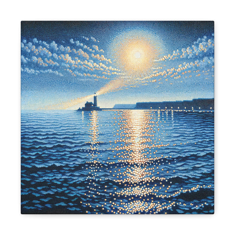 Dazzling Twilight Beacon - Canvas Print