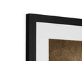 an image of gold framed photographs inside a white framed picture frame.