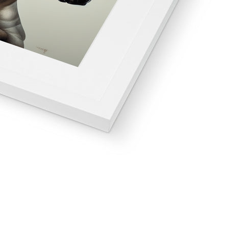 a picture of white photo on a white picture frame