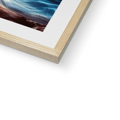 a photo of a wooden frame on top of an image on a book