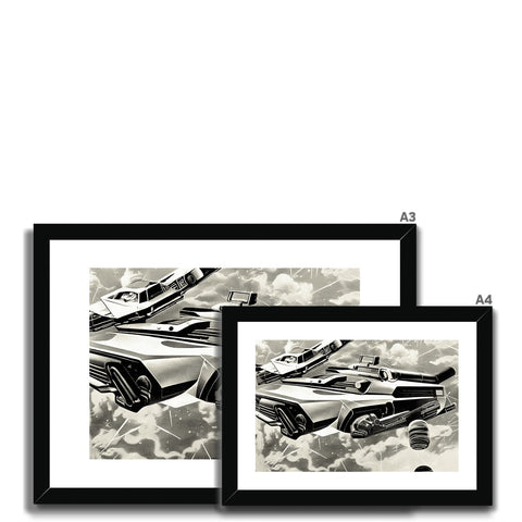 A photo frame with three different frames sitting on a black and white wall.