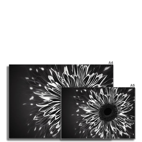 a black TV and colored wall panel and black and white photo panoramic